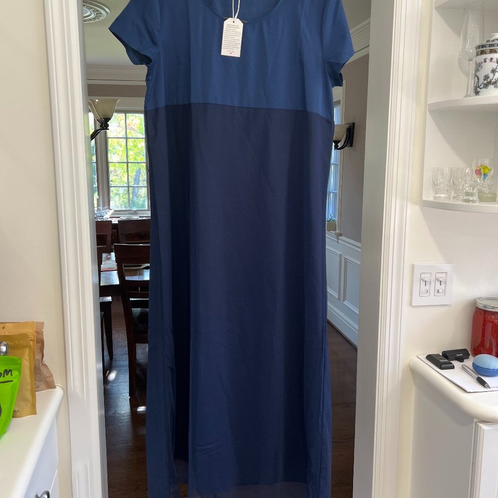 Blue dress - Long Size L